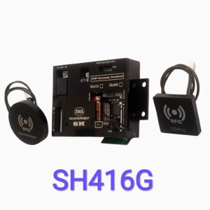 اکسس کنترل هوشمند آسانسور SH416G دارای 16 فرمان کنترل پذیر با تگ rfid و تماس