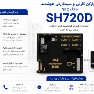 دربازکن کارتی و سیمکارتی SH720D مایفر ۱۳/۵۶ مگاهرتز
