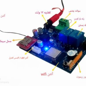 برد کرکره برقی پارکینگ rfid (کرکره ، جک دار ، ریلی) FB3020-uhf
